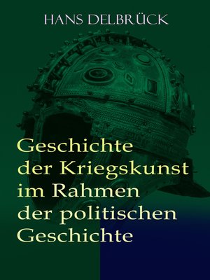 cover image of Geschichte der Kriegskunst im Rahmen der politischen Geschichte